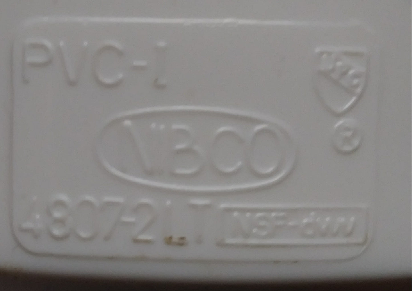 3" DIA LONG TURN 90-DEGREE PVC STREET ELBOW FITTING