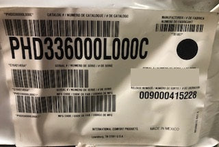 3 TON CONVERTIBLE ECM DIRECT DRIVE HEAT PUMP PACKAGED UNIT, 13.5 SEER/11.5 EER 460/60/3 R-410A CFM 1200