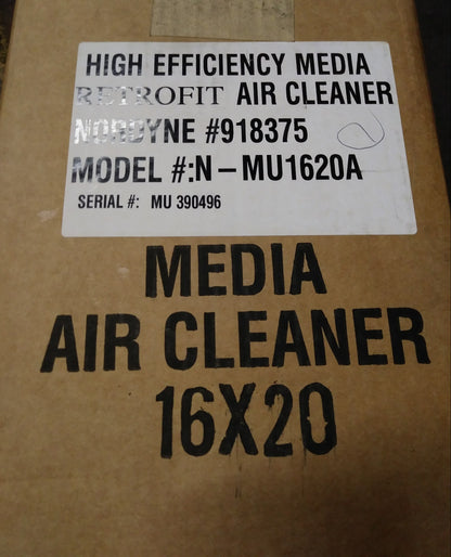 13-1/8" X 20-5/8" HIGH EFFICIENCY RETROFIT MEDIA AIR CLEANER FOR AIR HANDLER
