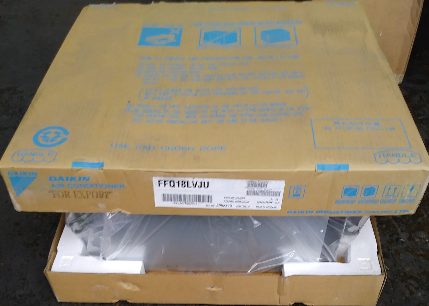 1-1/2 TON 2, 3 OR 4 WAY AIRFLOW CEILING CASSETTE INDOOR MINI-SPLIT HEAT PUMP UNIT w/INVERTER