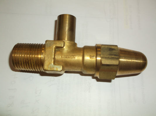 1/2" PACKED ANGLE RECEIVER VALVE