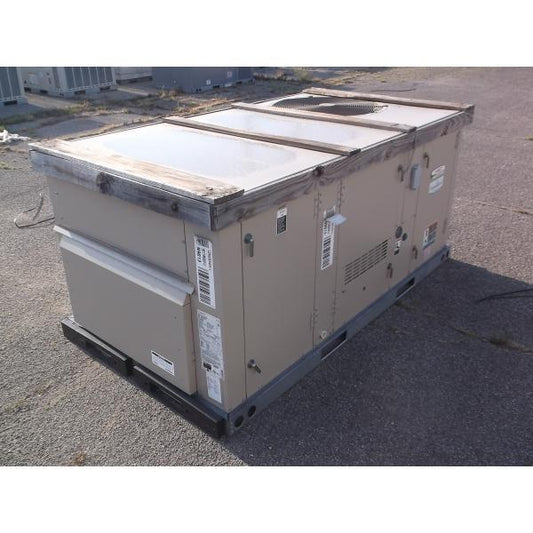 3 TON "ENERGENCE" SERIES CONVERTIBLE BELT DRIVEN TWO-STAGE GAS/STANDARD EFFICIENCY ELECTRIC COOLING PACKAGED UNIT, 15 SEER/80% 460/60/3 R-410A CFM:1200