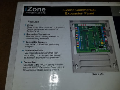3-ZONE COMMERCIAL EXPANSION PANEL