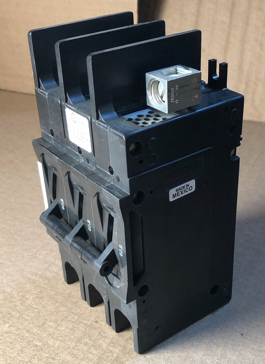 3 POLE 62.8 AMP "209 MULTI-POLE" SERIES HYDRAULIC MAGNETIC CIRCUIT BREAKER PROTECTOR/FOR MANUAL CONTROLLER APPLICATIONS, 240/60-50/1 OR 3