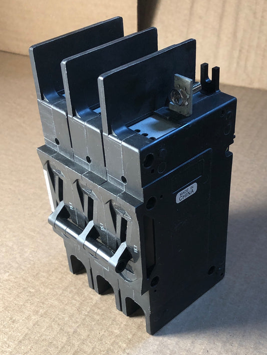 3 POLE 15.1 AMP "219 MULTI-POLE" SERIES HYDRAULIC MAGNETIC CIRCUIT BREAKER PROTECTOR/FOR MANUAL CONTROLLER APPLICATIONS, 600/60-50/1 OR 3