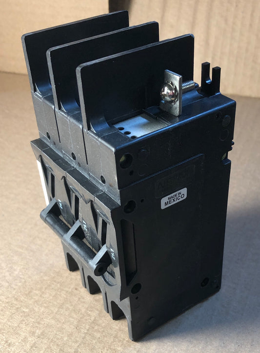 3 POLE 21.1 AMP "219 MULTI-POLE" SERIES HYDRAULIC MAGNETIC CIRCUIT BREAKER PROTECTOR/FOR MANUAL CONTROLLER APPLICATIONS, 480/60-50/1 OR 3