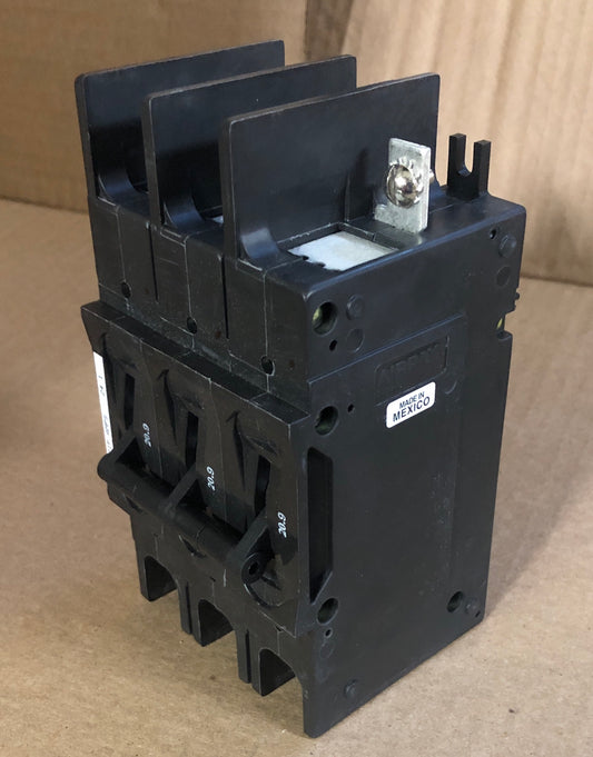 3 POLE 20.9 AMP "219 MULTI-POLE" SERIES HYDRAULIC MAGNETIC CIRCUIT BREAKER PROTECTOR/FOR MANUAL CONTROLLER APPLICATIONS, 480/60-50/1 OR 3