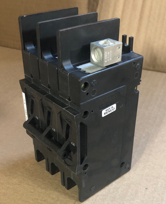 3 POLE 4.6 AMP "219 MULTI-POLE" SERIES HYDRAULIC MAGNETIC CIRCUIT BREAKER PROTECTOR/FOR MANUAL CONTROLLER APPLICATIONS, 480/60-50/1 OR 3