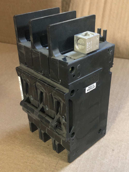 3 POLE 15.7 AMP "219 MULTI-POLE" SERIES HYDRAULIC MAGNETIC CIRCUIT BREAKER PROTECTOR/FOR MANUAL CONTROLLER APPLICATIONS, 480/60-50/1 OR 3
