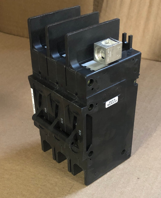 3 POLE 11.6 AMP "219 MULTI-POLE" SERIES HYDRAULIC MAGNETIC CIRCUIT BREAKER PROTECTOR/FOR MANUAL CONTROLLER APPLICATIONS, 600/60-50/1 OR 3
