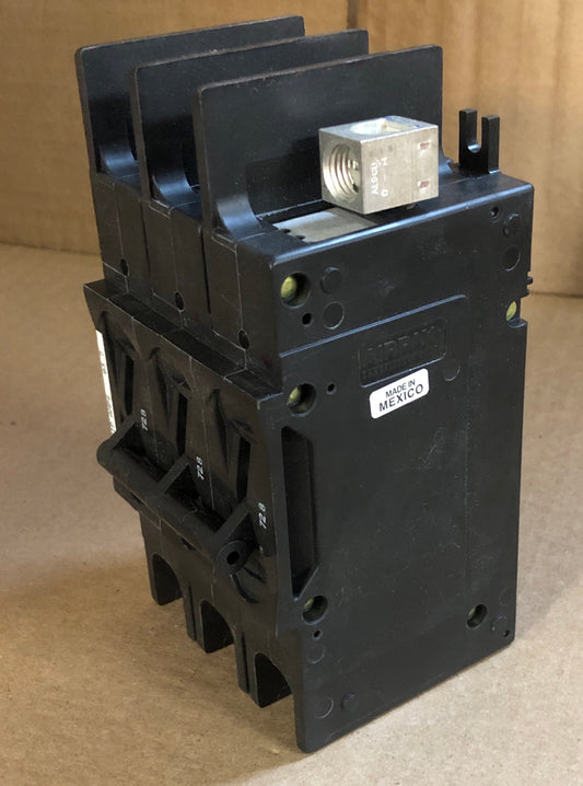 3 POLE 72.8 AMP "219 MULTI-POLE" SERIES HYDRAULIC MAGNETIC CIRCUIT BREAKER PROTECTOR/FOR MANUAL CONTROLLER APPLICATIONS, 480/60-50/1 OR 3
