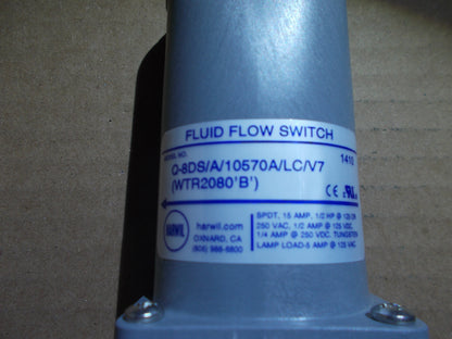 1/2 HP SPST FLUID FLOW SWITCH, 125-250 VAC