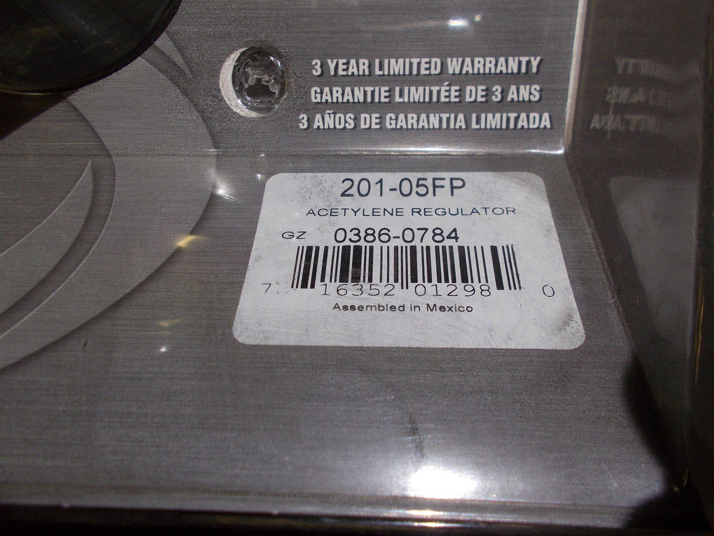 ACETYLENE REGULATOR