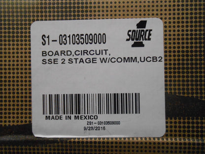 CIRCUIT BOARD, SSE 2 STAGE W/COMM, UCB2