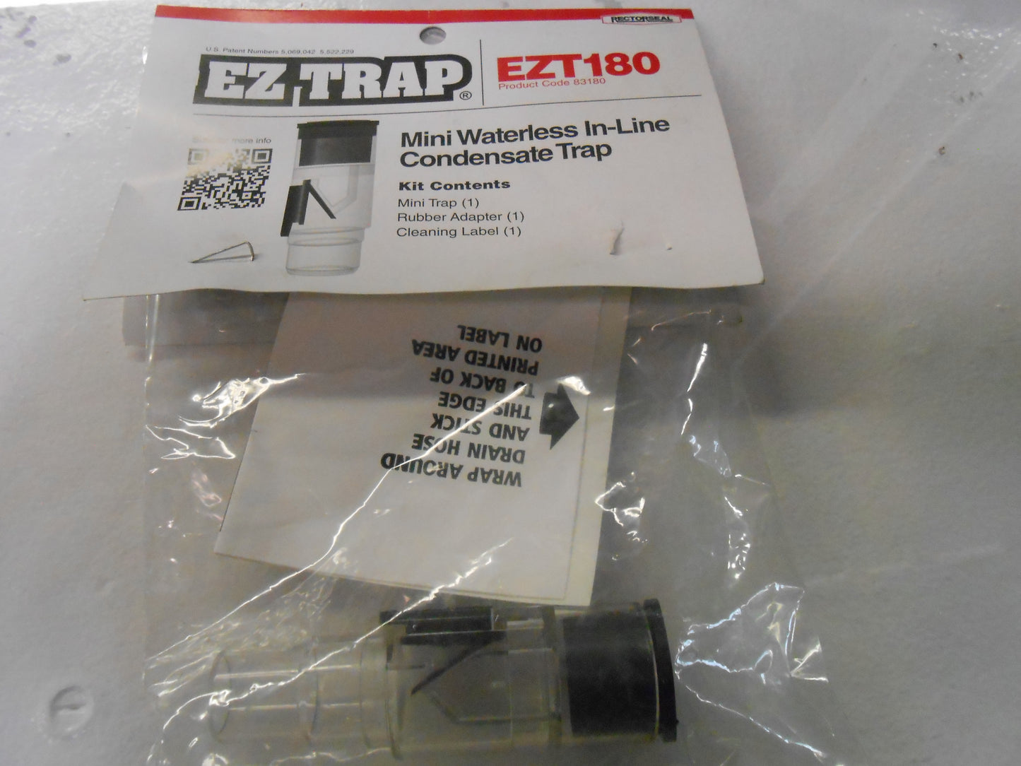 MINI WATERLESS IN-LINE CONDENSATE TRAP