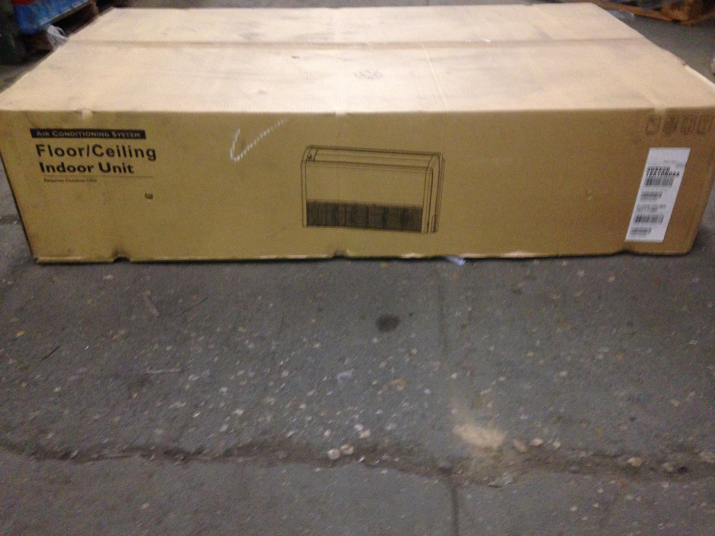 18,000 BTU "INVERTER" INDOOR MINI-SPLIT FLOOR/CEILING HEAT PUMP UNIT, 20 SEER 208-230/60/1 R-410A CFM 559