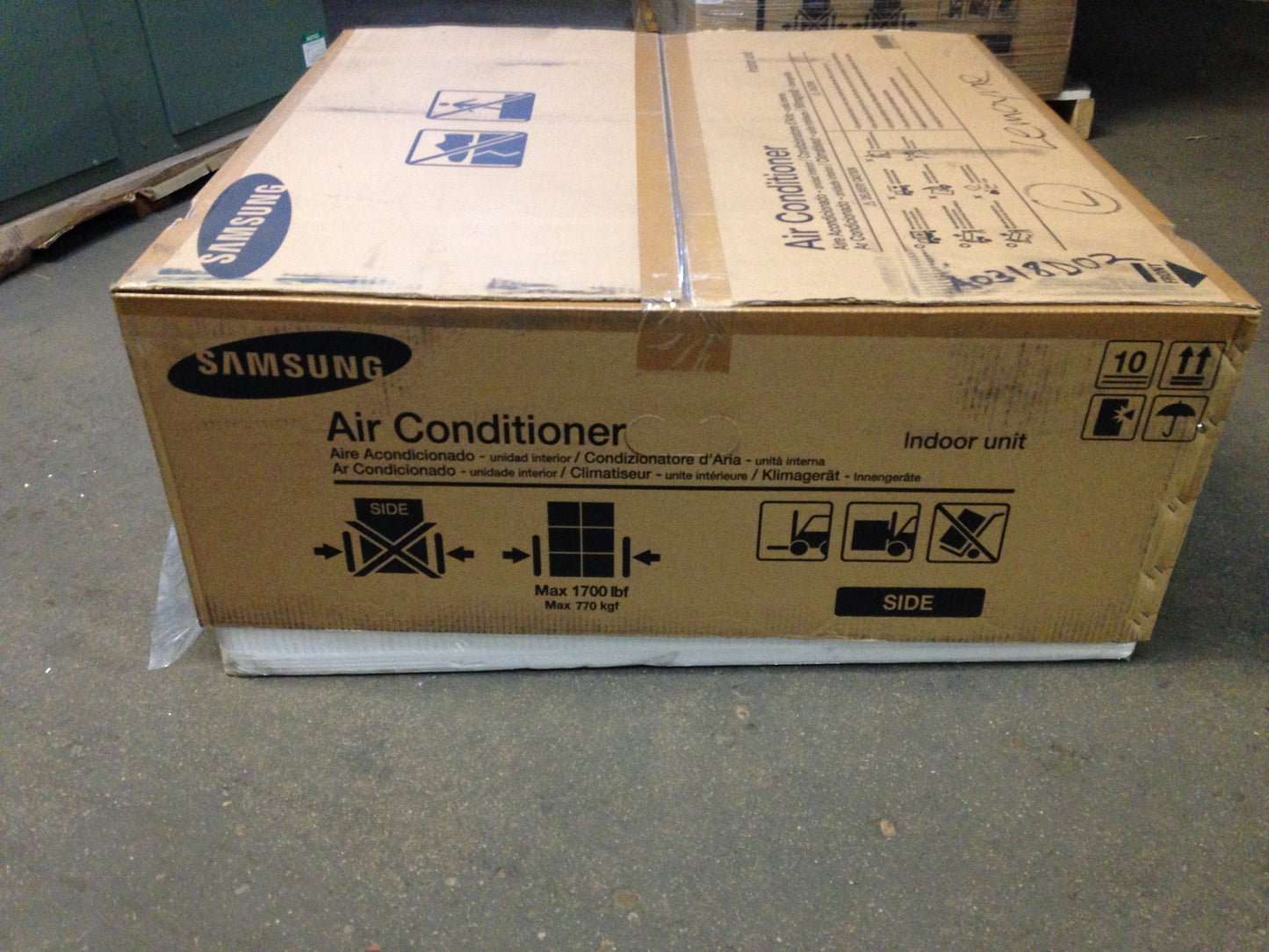 48,000 BTU CEILING RECESSED CASSETTE INVERTER INDOOR HEAT PUMP MINI-SPLIT UNIT, 15.5 SEER 208-230/60/1 R-410A CFM 879-1070