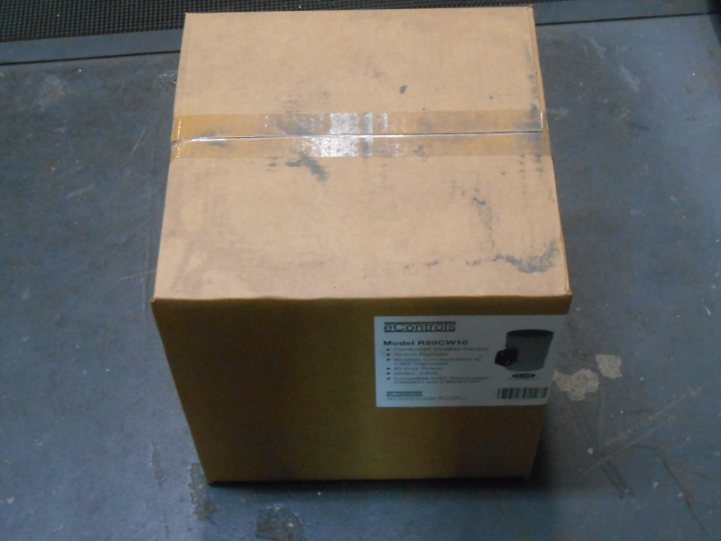 10" WIRELESS DAMPER 24 VOLT, 2.8 VA