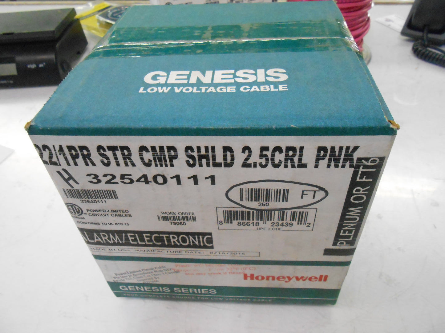 22/1 PR LOW VOLTAGE STRANDED SHIELD GENESIS SERIES CABLE, 250 FEET