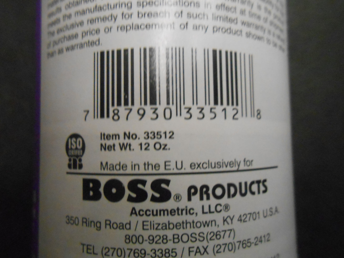 12 OZ FOAM CLEANER PROFESSIONAL GRADE