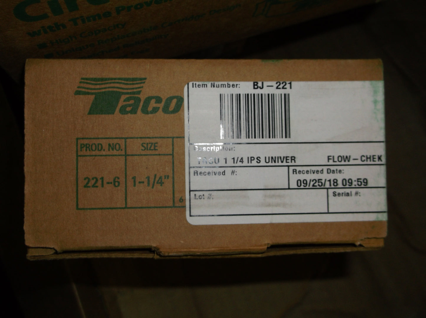 1-1/4" UNIVERSAL FLO-CHEK VALVE