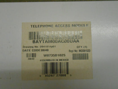 COMMUNICATING TELEPHONE ACCESS MODULE