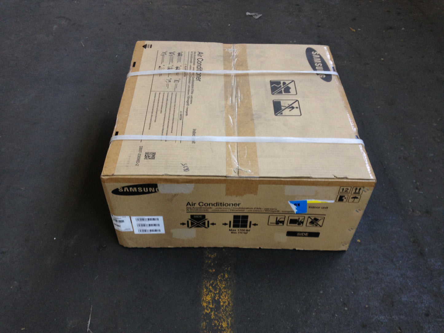 18,000 BTU INDOOR MINI 4-WAY CASSETTE HEAT PUMP UNIT, 208-230/60/1 R-410A 260-380 CFM