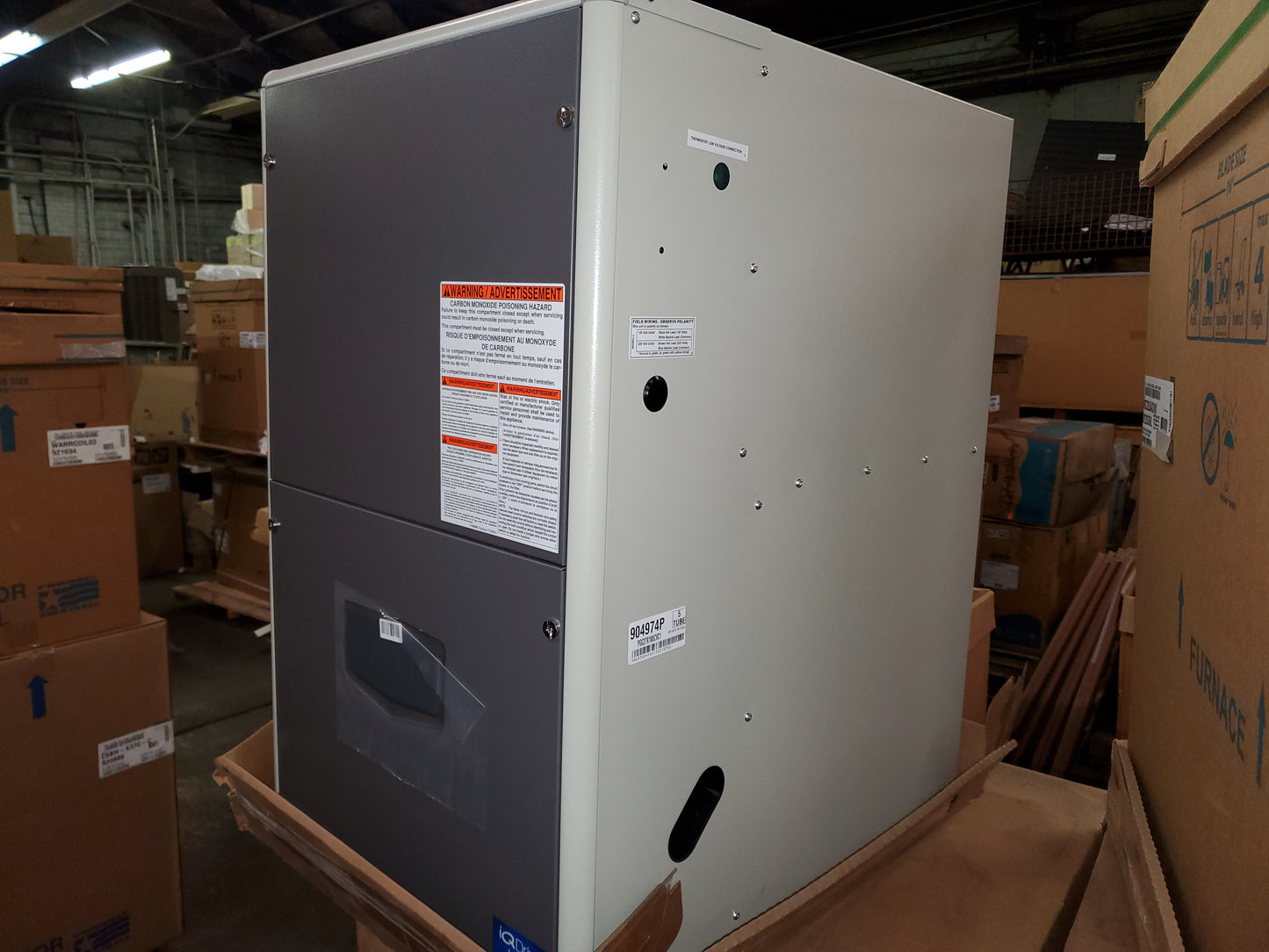 100,000/65,000 BTU 2-STAGE ECM VARIABLE SPEED DOWNFLOW IQ DRIVE COMMUNICATING NATURAL GAS FURNACE 80% 115/60/1