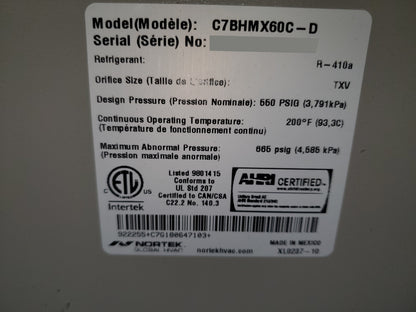 5 TON AC/HP MULTI-POSITION CASED "A" COIL, R-410A CFM 2000