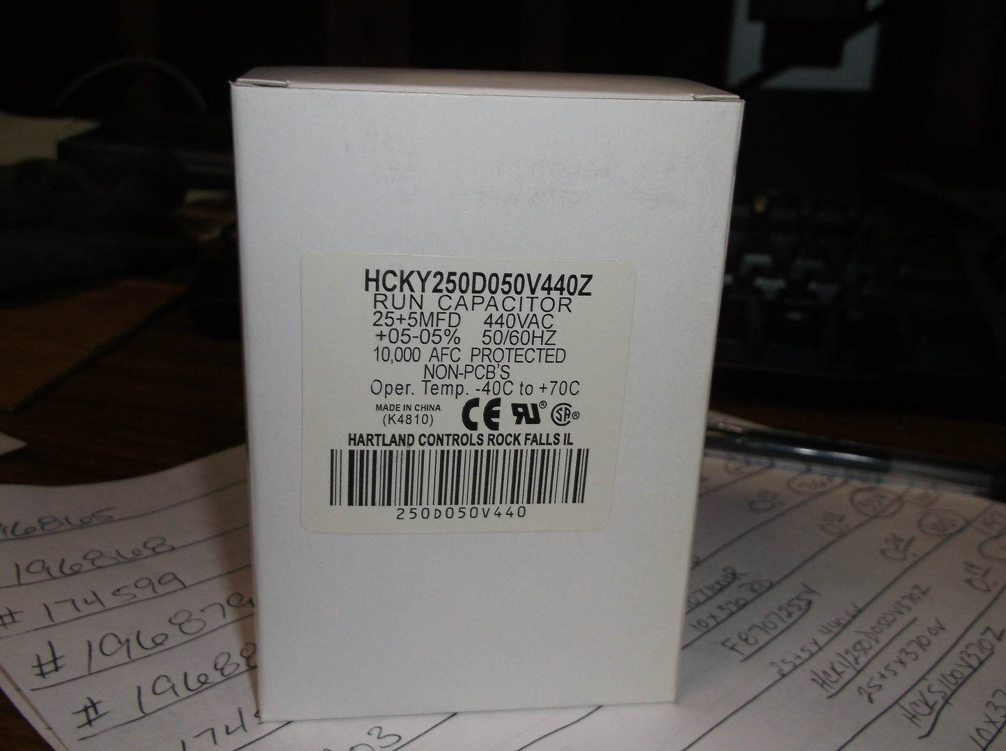 25+5 MDF X 440 VAC OVAL DUAL RUN CAPACITOR