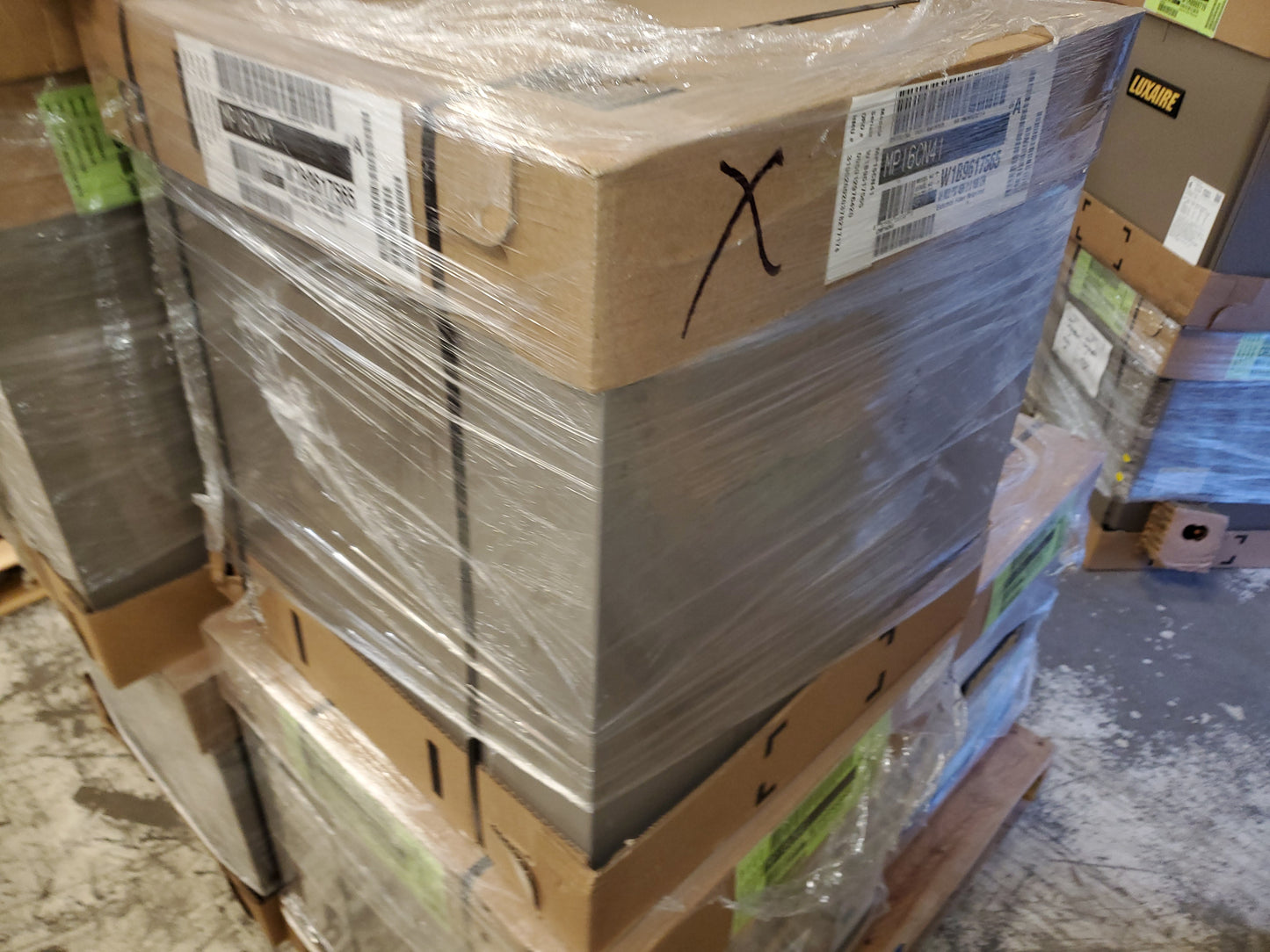 4 TON AC/HP MULTI-POSITION PSC MODULAR AIR HANDLER/LESS COIL, 460/60/3 CFM 1600