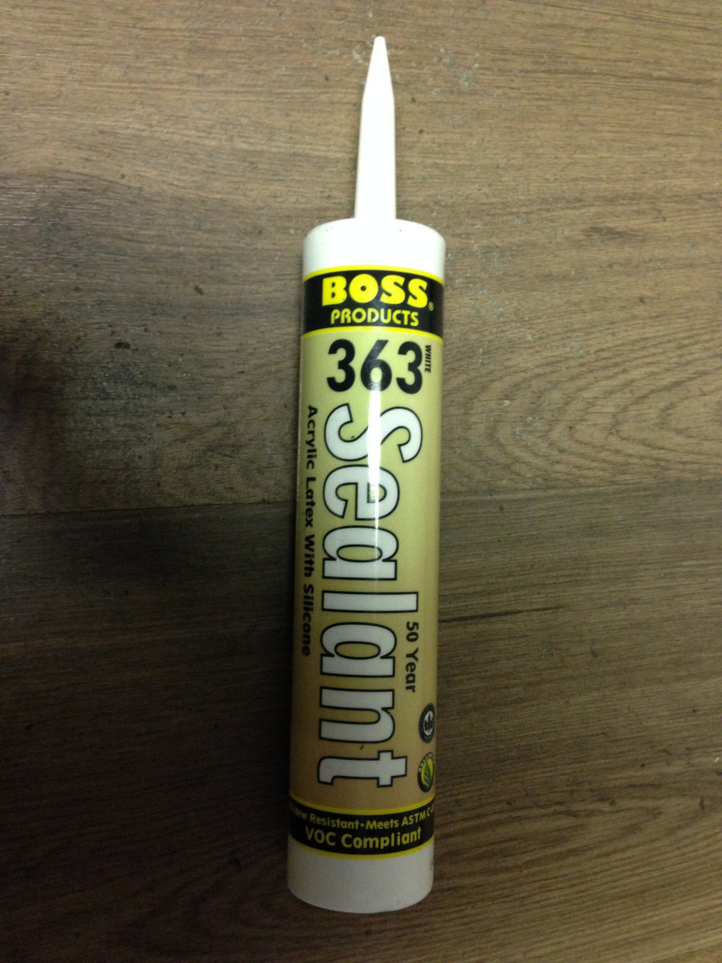 WHITE ACRYLIC LATEX W/ SILICONE SEALANT