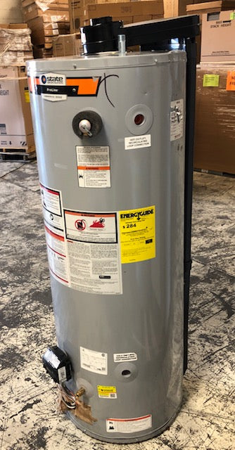 50 GALLON "PROLINE" RESIDENTIAL NATURAL GAS DIRECT VENT WATER HEATER, 