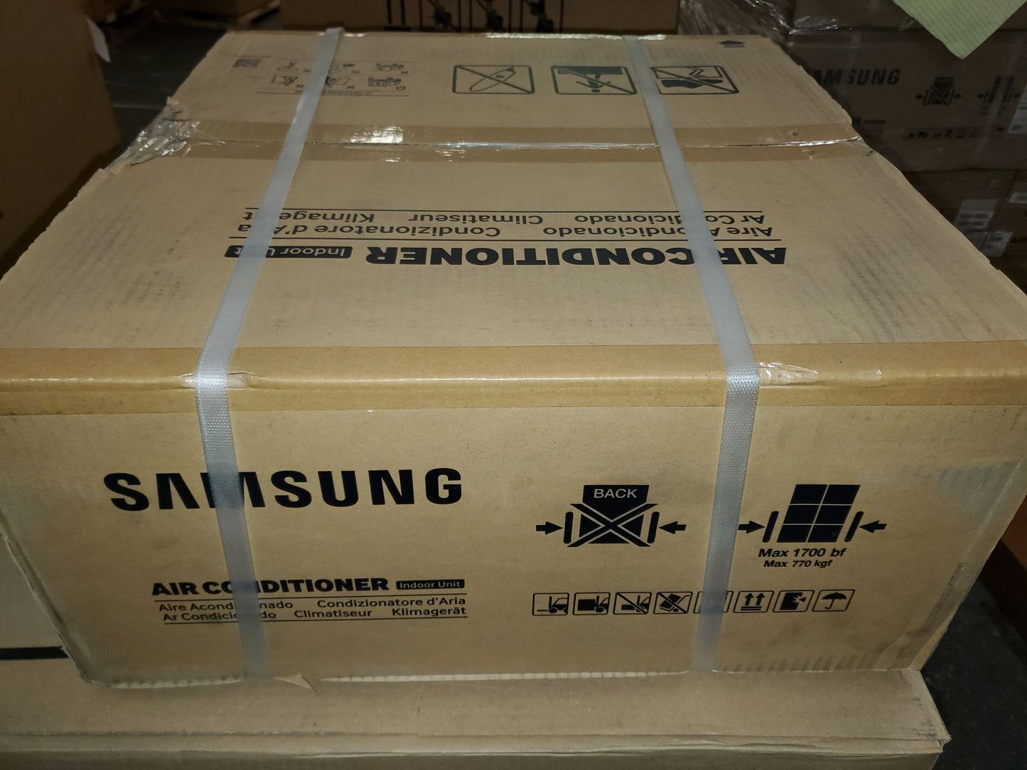 9,000 BTU CASSETTE TYPE INDOOR INVERTER MINI-SPLIT HEAT PUMP, 208-230/60/1 R-410A