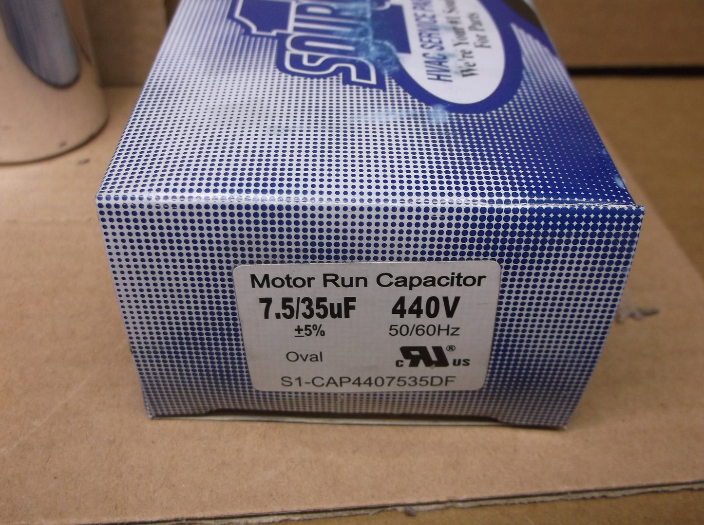 35+7.5UF X 440V OVAL DUAL RUN CAPACITOR