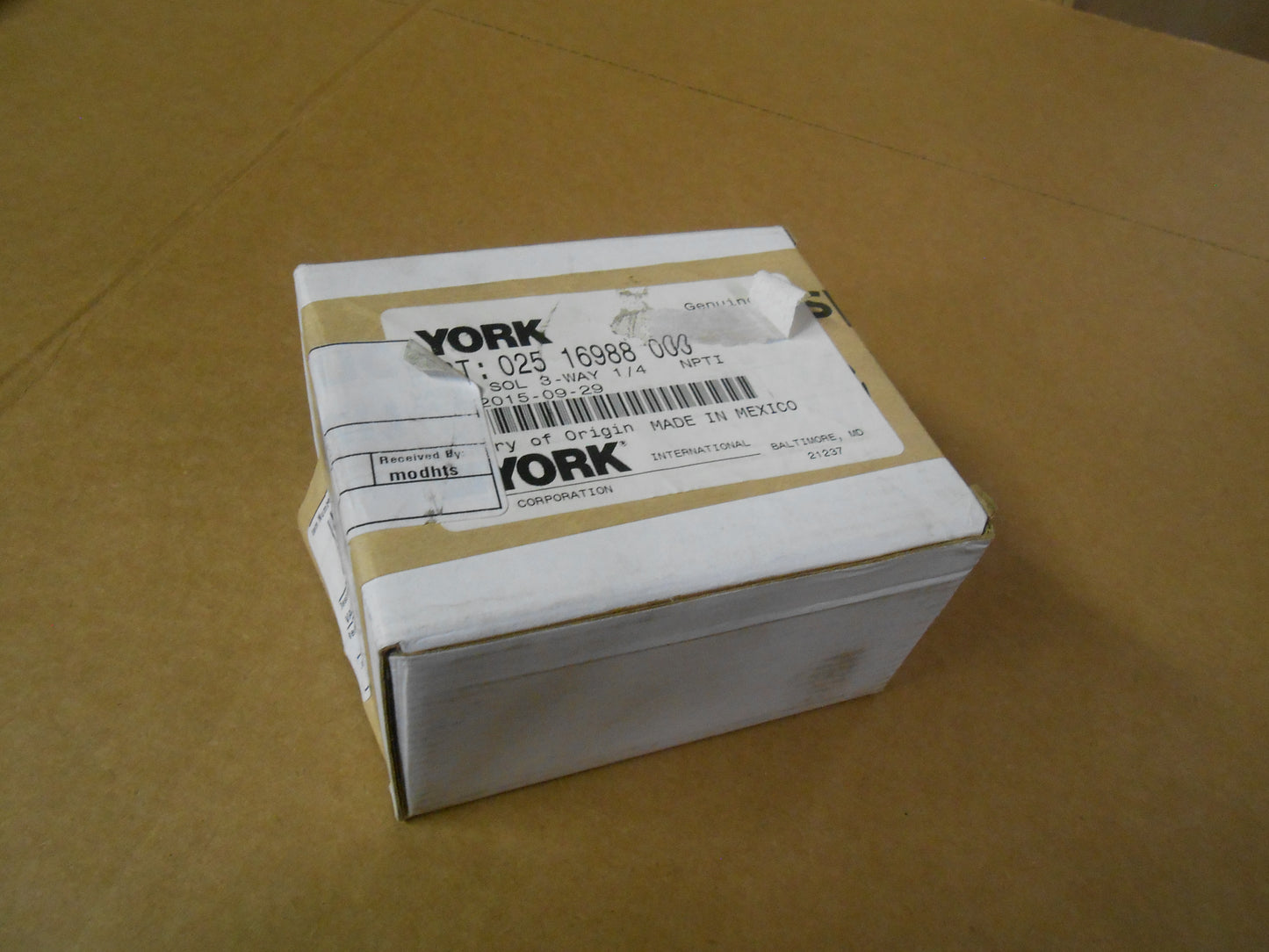1/4" 3 WAY 1/4" SOLENOID VALVE 120/60