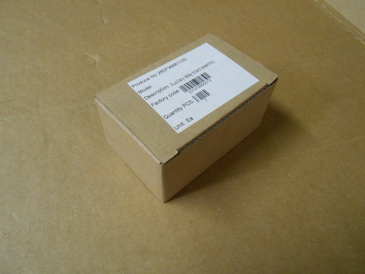 AUXILIARY RELAY BOARD ASSEMBLY