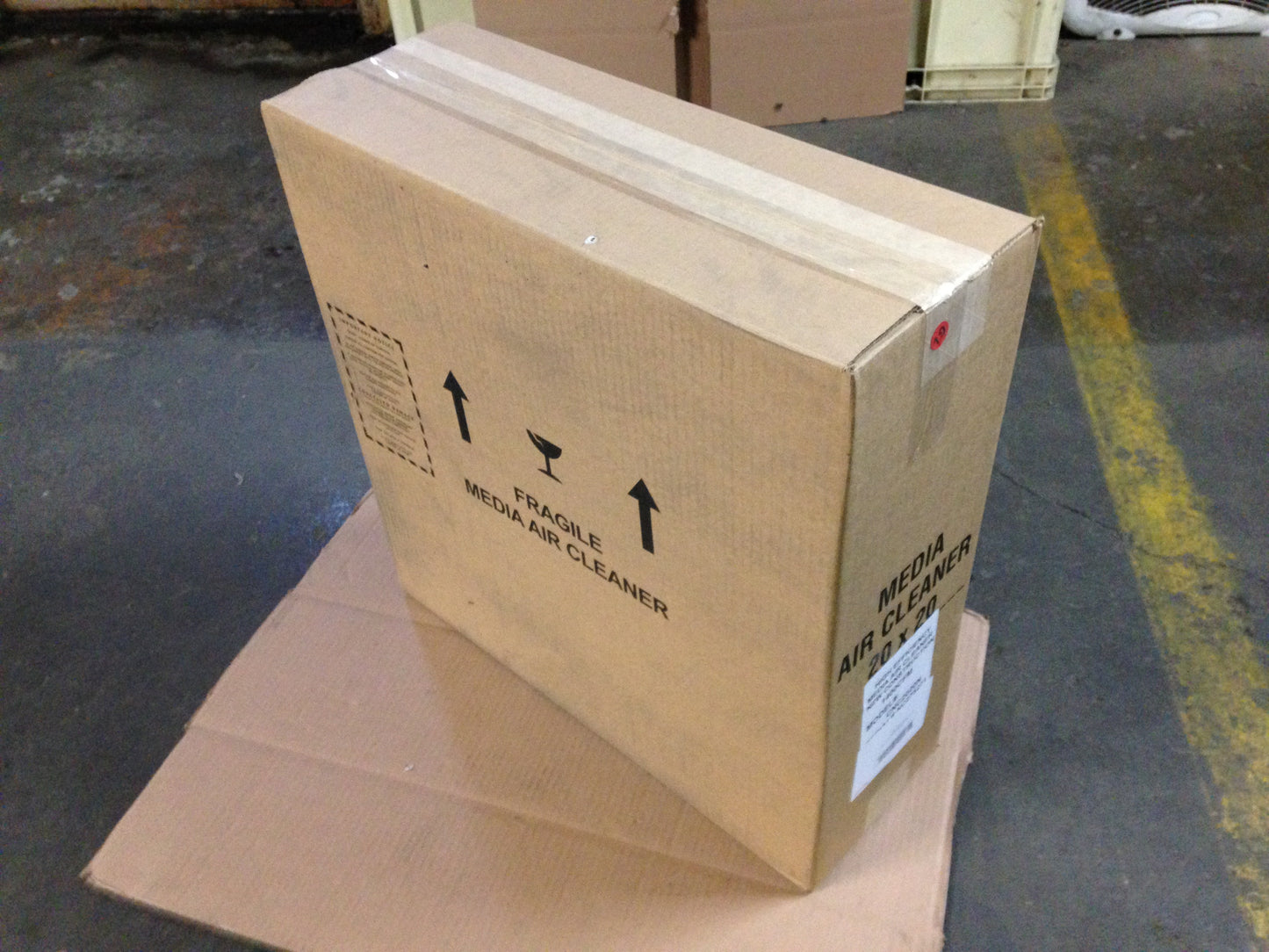 HIGH EFFICIENCY MEDIA AIR CLEANER, 20" X 20" X 5", MERV 11, CFM 1400