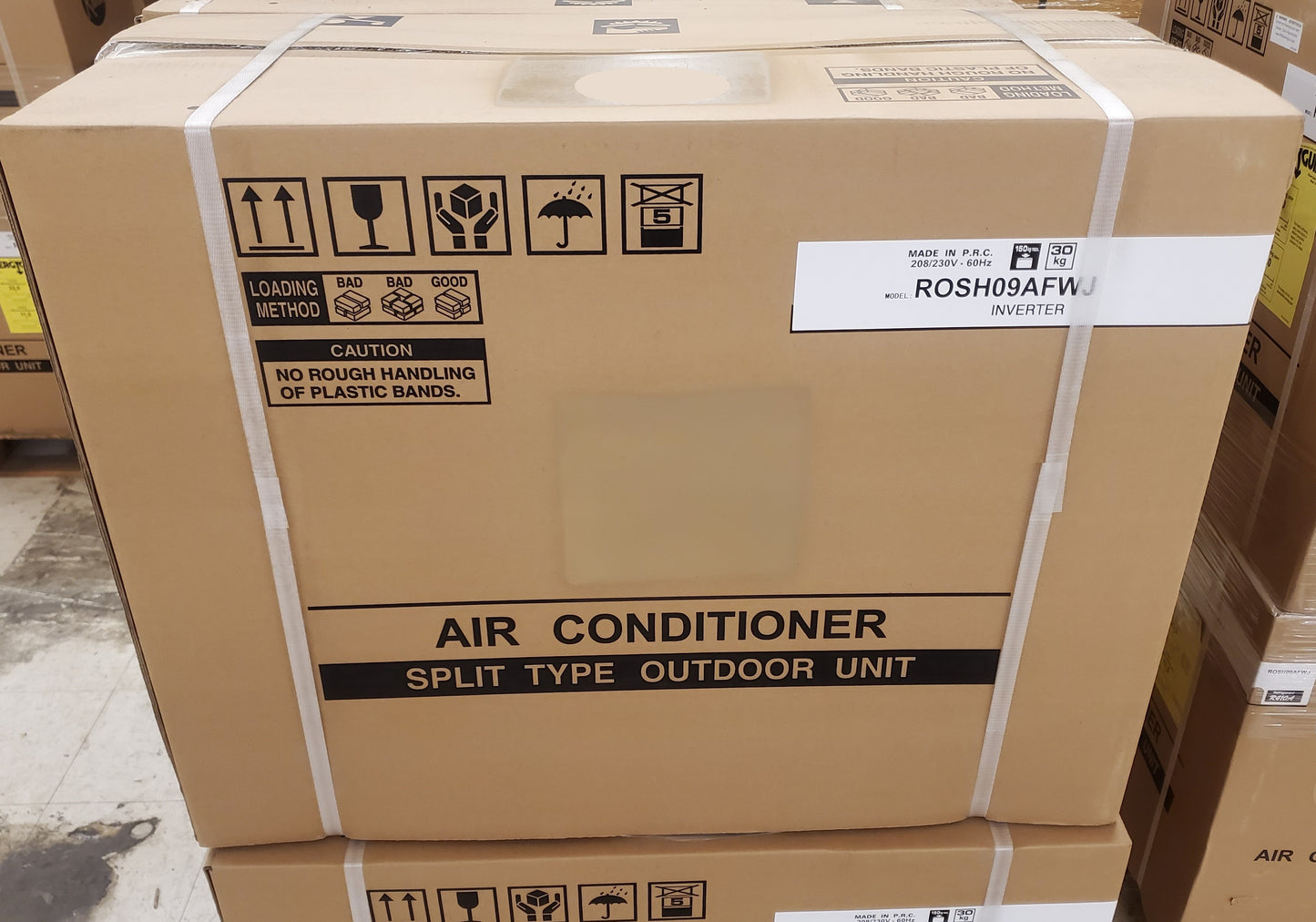 9,000 BTU "CLASSIC PLUS" SERIES SINGLE-ZONE INVERTER OUTDOOR MINI-SPLIT HEAT PUMP UNIT, 208-230/60/1 R-410A 23 SEER