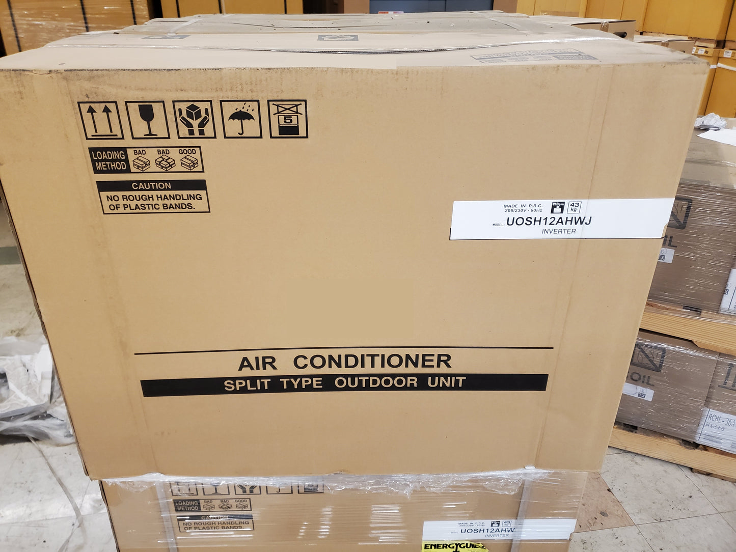 12,000 BTU SINGLE-ZONE INVERTER OUTDOOR MINI-SPLIT HEAT PUMP UNIT, 208-230/60/1 R-410A 29.3 SEER