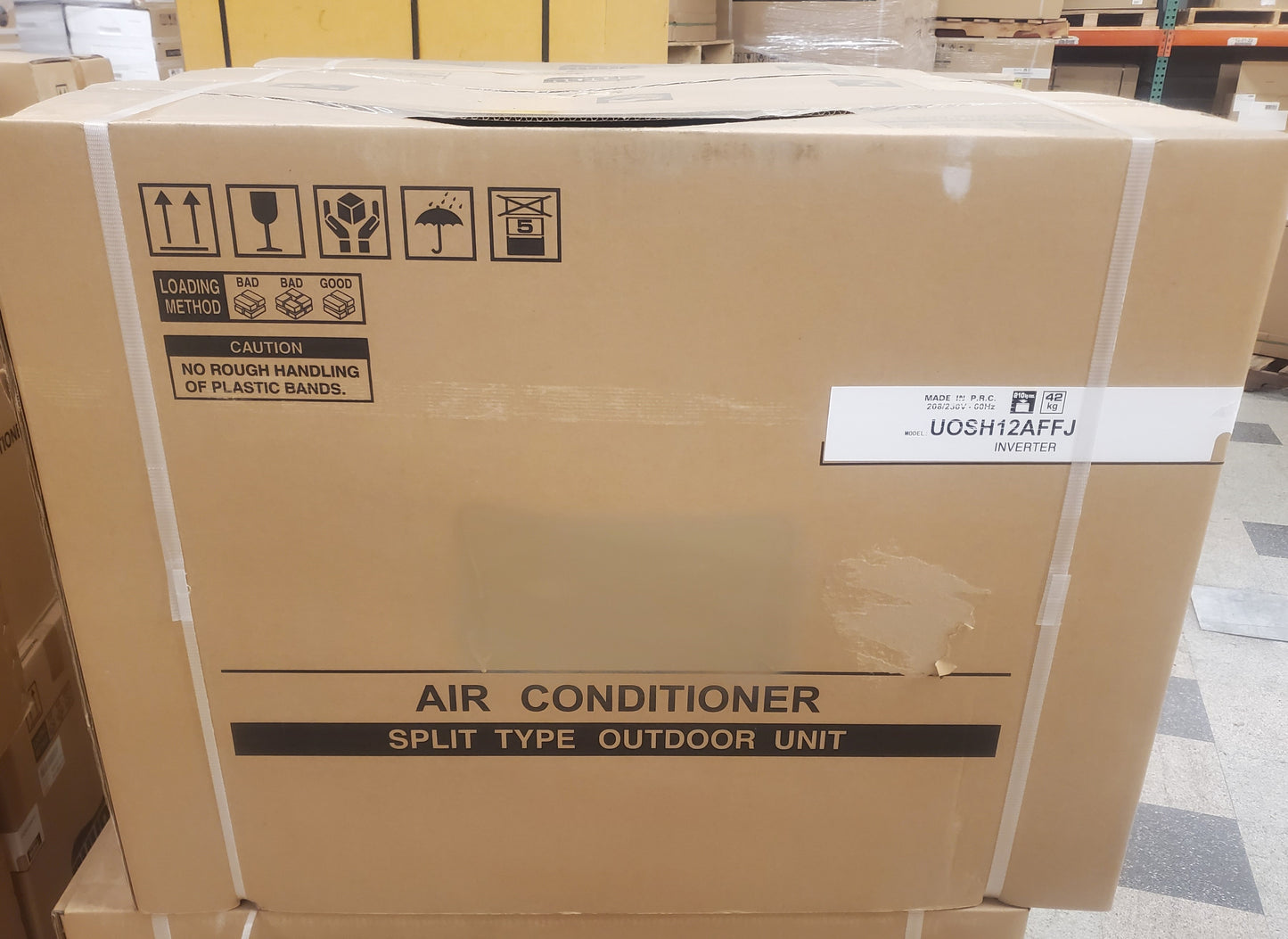 12,000 BTU "ULTRA" SERIES SINGLE-ZONE INVERTER OUTDOOR MINI-SPLIT HEAT PUMP UNIT, 208-230/60/1 R-410A 22.7 SEER