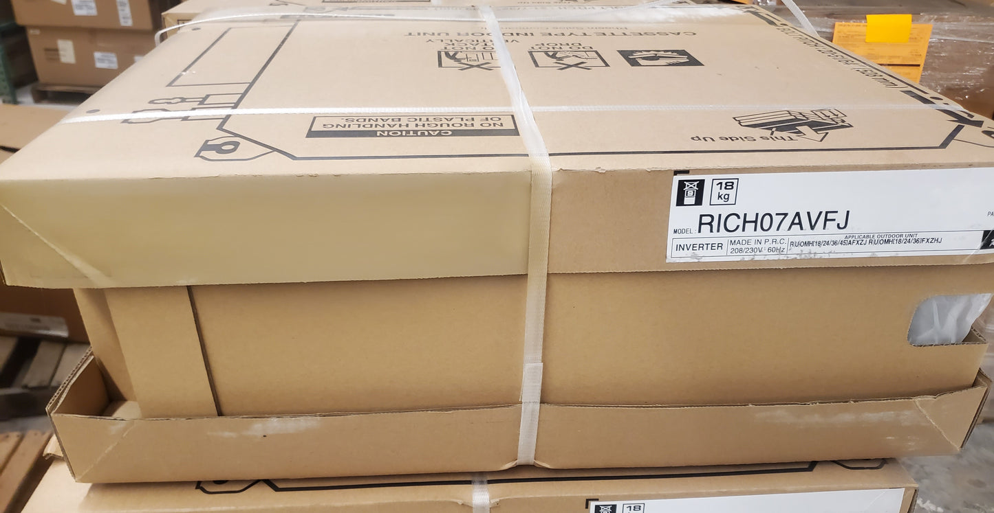 7,000 BTU "CLASSIC" SERIES COMPACT CASSETTE INVERTER INDOOR MINI-SPLIT HEAT PUMP UNIT, 208-230/60/1 R-410A