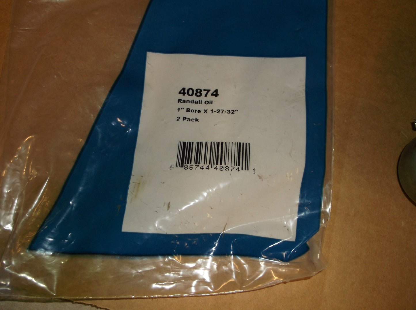 RANDALL OIL BEARING BORE 1"