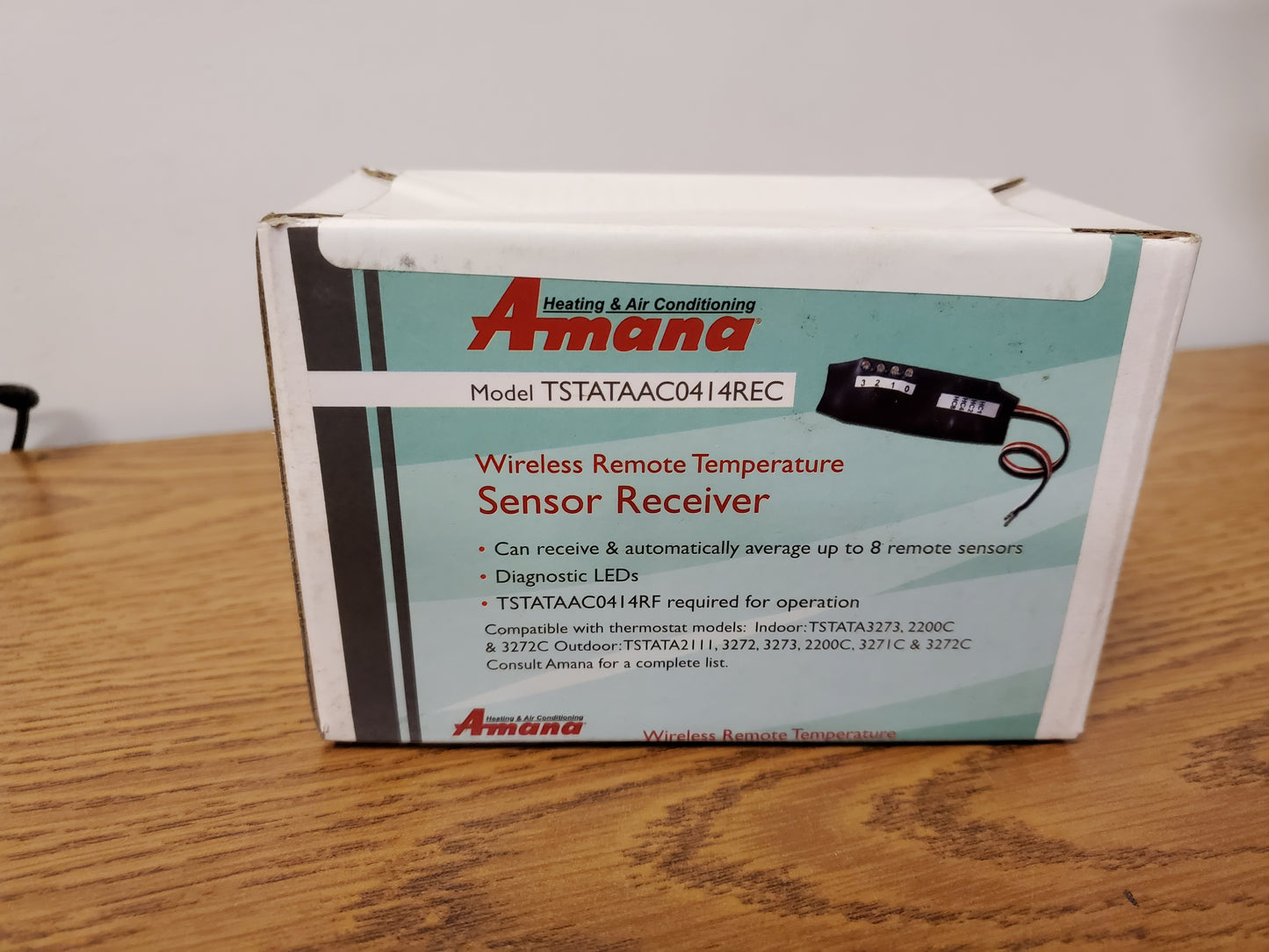 WIRELESS REMOTE TEMPERATURE SENSOR RECEIVER