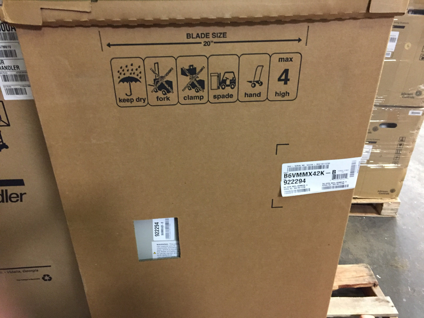 3 1/2 TON AC/HP B6VMMX SERIES MULTI-POSITION FAN COIL UNIT, 16-19 SEER 208-230/60/1 R-410A CFM 1250