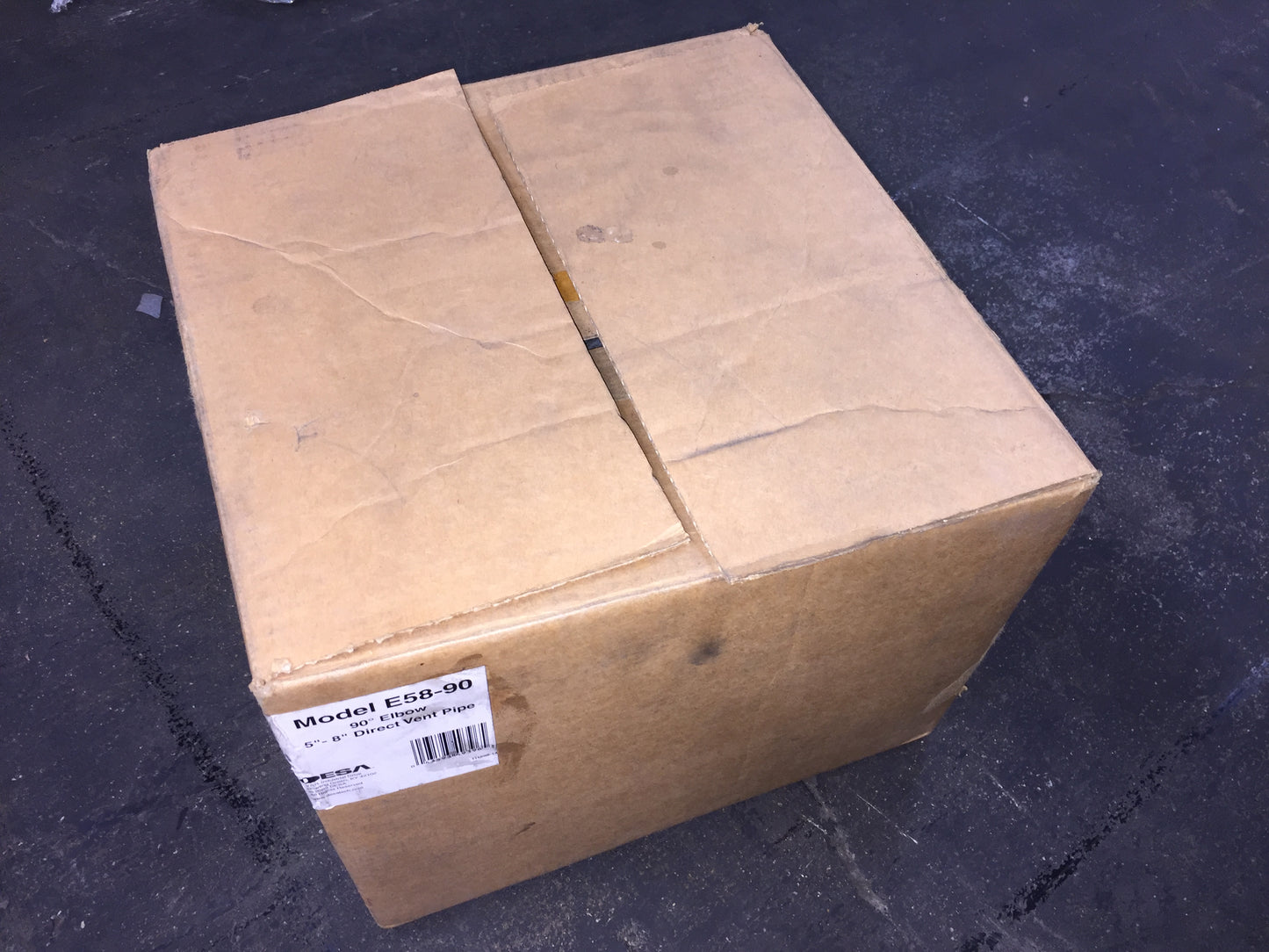 5" to 8" 90 DEGREE ELBOW FOR FIREPLACE VENTING