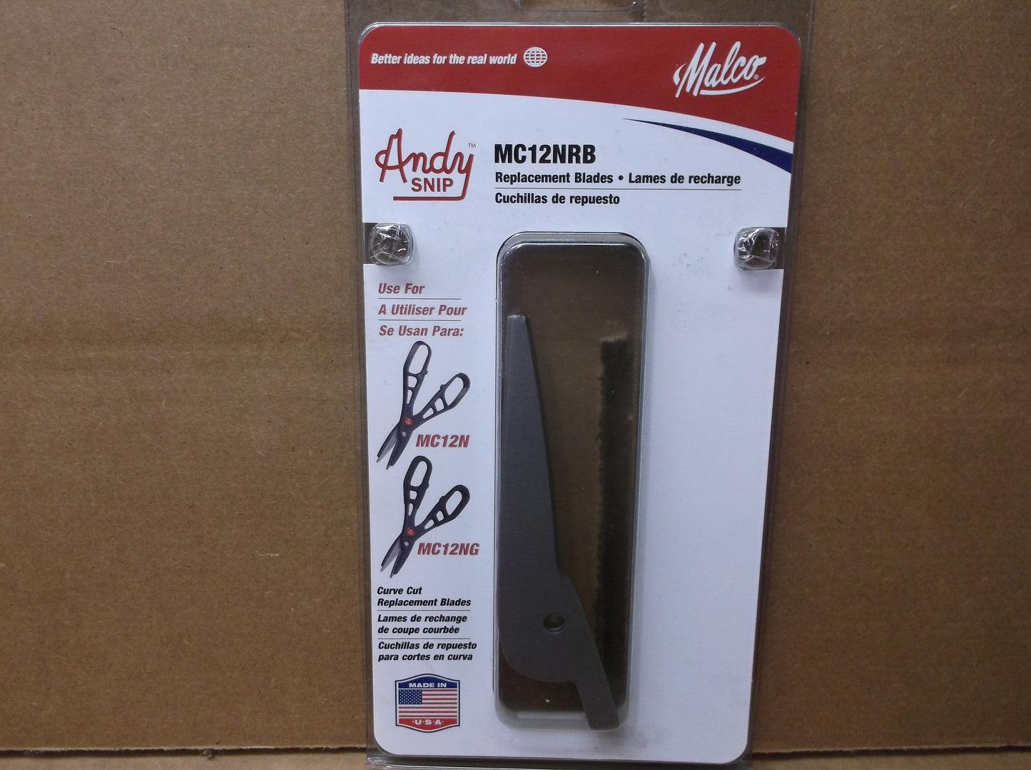 REPLACEMENT BLADES SET FOR ANDY 12" COMBINATION CUT SNIPS