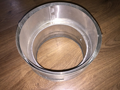 7" ROUND TO 6"ROUND REDUCER FOR B-VENT TYPE GAS VENT PIPE