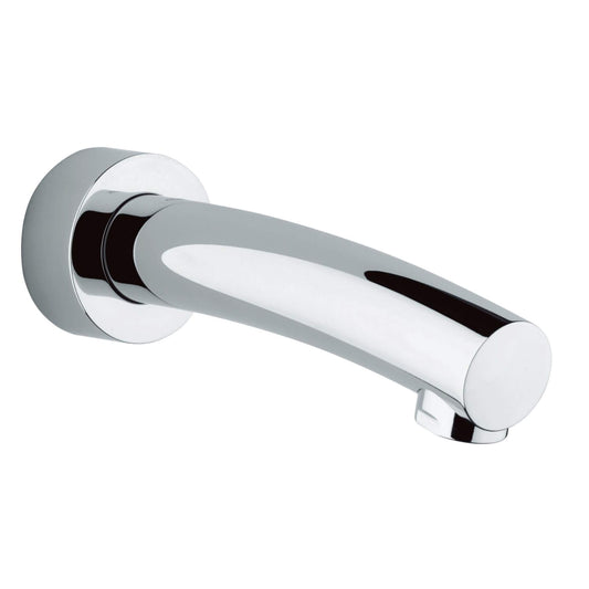 "TENSO" WALL MOUNTED TUB SPOUT, 6" NON DIVERTER, BRUSHED NICKLE