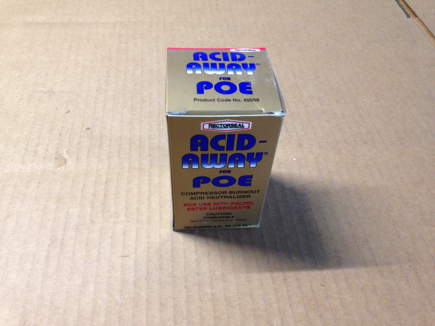 ACID-AWAY FOR POE COMPRESSOR BURNOUT ACID NEUTRALIZER, 4 OUNCE